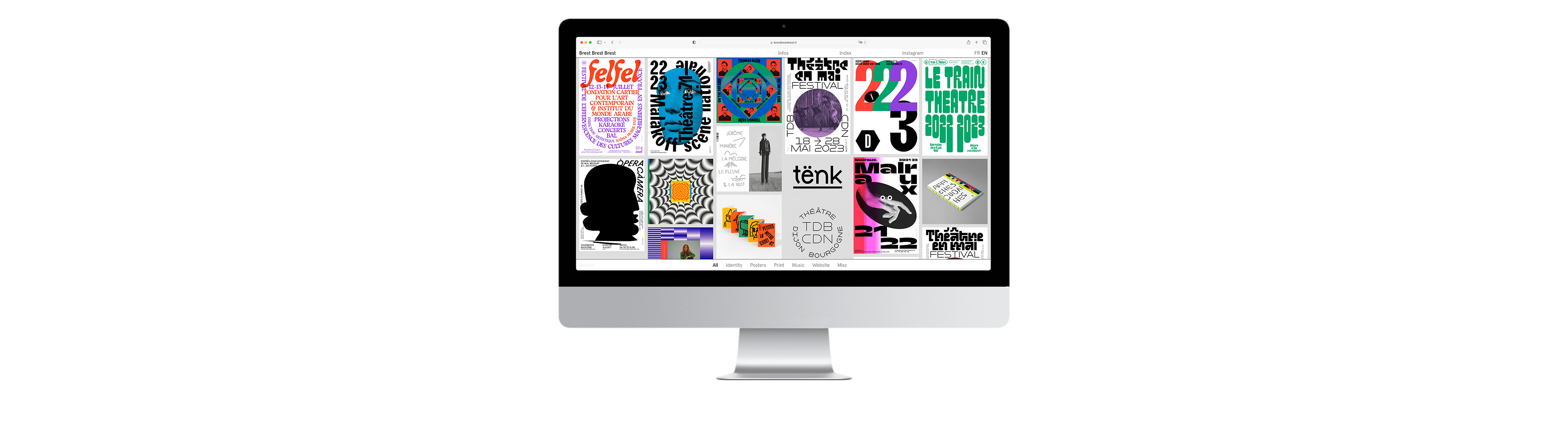 Voir les travaux de design graphique